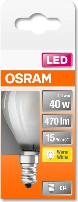 Osram Ledvance LED Retrofit Classic P 40 4W/827 E14