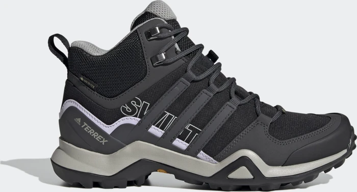 adidas Terrex Swift R2 Mid GTX core black/dgh solid grey/purple tint (Damen)