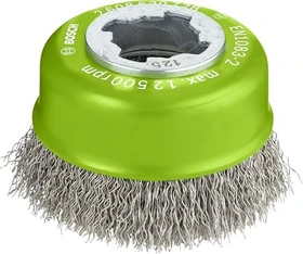Bosch Professional X-LOCK Clean for Inox Topfbürste gewellt, 75x22.23mm, 1 Stück