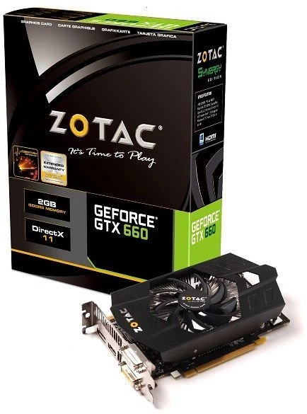 Zotac GeForce GTX 660 Synergy, 2GB GDDR5, 2x DVI, HDMI, DP
