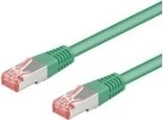 goobay Patchkabel, Cat6, S/FTP, RJ-45/RJ-45, 7.5m, grün