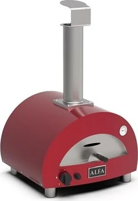 ALFA Moderno Portable Pizzagrill antique red