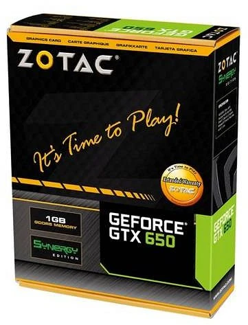 Zotac GeForce GTX 650 Synergy, 1GB GDDR5, 2x DVI, 2x HDMI