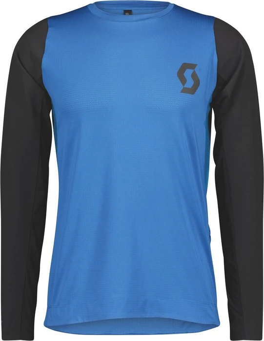 Scott Trail Progressive Trikot langarm storm blue/black (Herren)