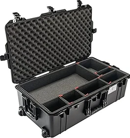 Peli Air Case 1615 Schutzkoffer mit TrekPak Facheinteilung schwarz