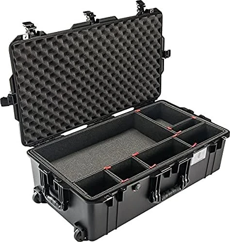 Peli Air Case 1615 Schutzkoffer mit TrekPak Facheinteilung schwarz