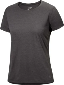 Arc'teryx Taema Funktionsshirt kurzarm black heather (Damen)