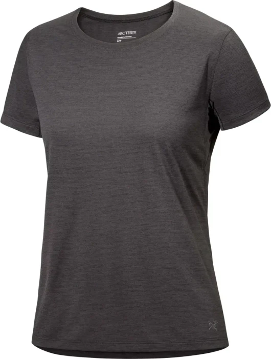 Arc'teryx Taema Funktionsshirt kurzarm black heather (Damen)