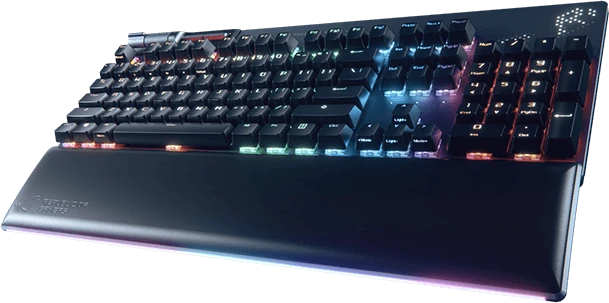 ASUS ROG Strix Flare II Animate, PBT, ROG NX RED, USB, DE