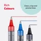 Uni-Ball Eye Fine UB-157 Tintenroller (Mine) blau/transparent, 12er-Pack Vorschaubild