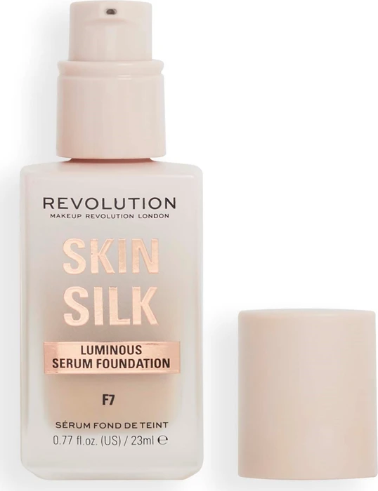 Revolution Beauty Skin Silk Radiant Satin Serum Foundation F7, 23ml