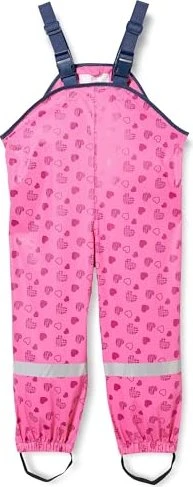 Playshoes Herzchen Träger Matschhose lang rosa (Junior)