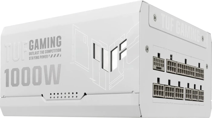 ASUS TUF Gaming Gold, TUF-GAMING-1000G White Edition, 1000W, ATX 3.1