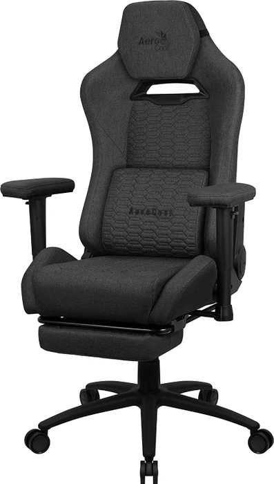 AeroCool ROYAL AeroWeave Ash Black Gamingstuhl, schwarz
