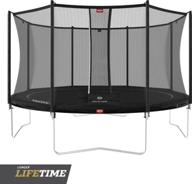 Berg Favorit Regular inkl. Sicherheitsnetz Comfort 380cm Trampolin schwarz