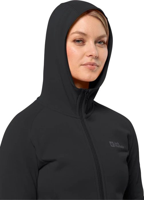 Jack Wolfskin Baiselberg Hoody FZ Jacke schwarz (Damen)