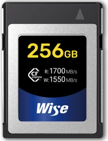 Wise Advanced CFX-B Series R1700/W1550 CFexpress 2.0 Type B 256GB