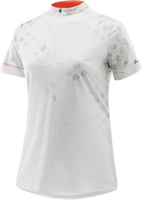 Löffler Senna Half-Zip Trikot kurzarm creme white (Damen)