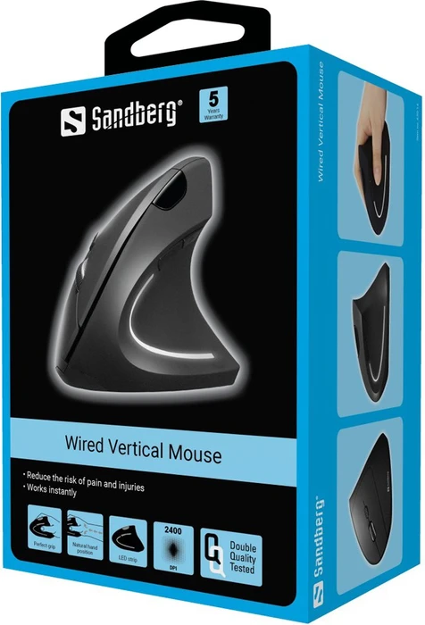 Sandberg Wired Vertical Mouse, USB