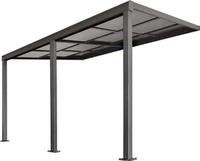 Home Deluxe Solis Deluxe Terrassenüberdachung 579x233cm grau