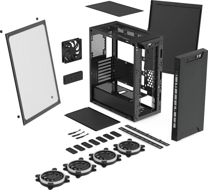 Endorfy SilentiumPC Armis AR6X TG RGB, Glasfenster