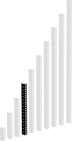 Adam Hall 19" Rail Rack 08, Rackschiene, schwarz, 8HE