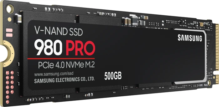 Samsung SSD 980 PRO 500GB, M.2 2280 / M-Key / PCIe 4.0 x4