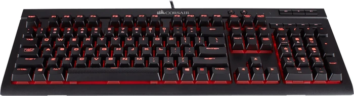Corsair Gaming K68, LEDs rot, MX RED, USB, DE