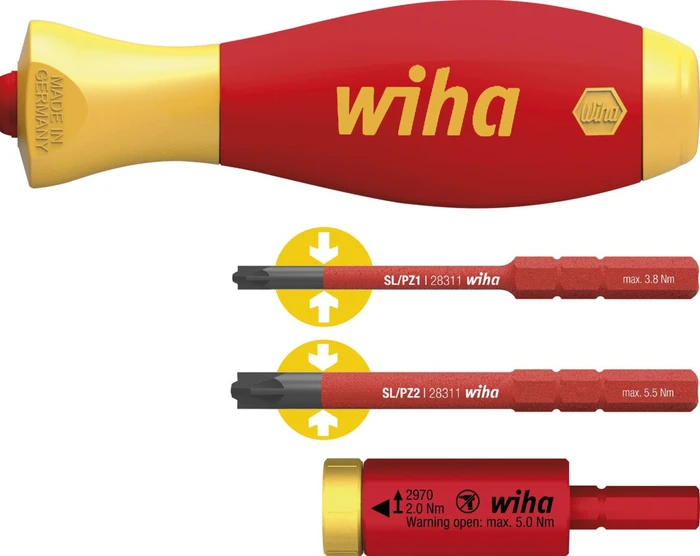 Wiha 2970 easyTorque Drehmoment Bitset, 2-tlg.