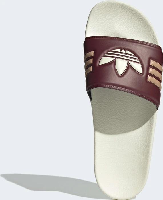 adidas Adilette shadow red/cream white/warm sandstone