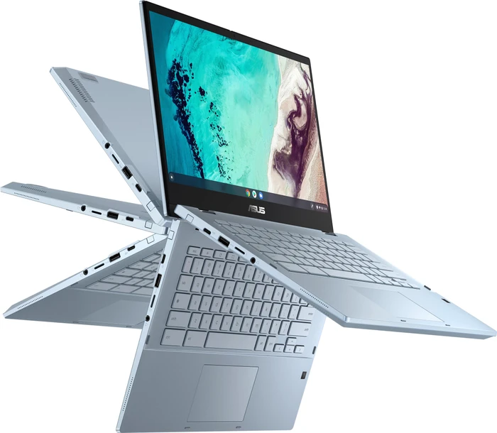 ASUS Chromebook Flip CX3 CX3400FMA-E10026, AI Blue, Core i5-1130G7, 8GB RAM, 256GB SSD, DE