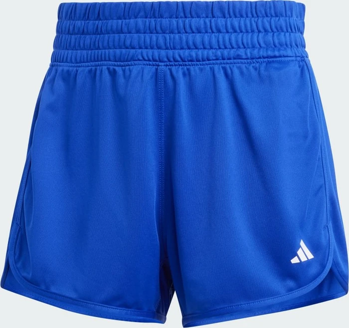 adidas Pacer Essentials Knit High-Rise Shorts semi lucid blue (Damen)