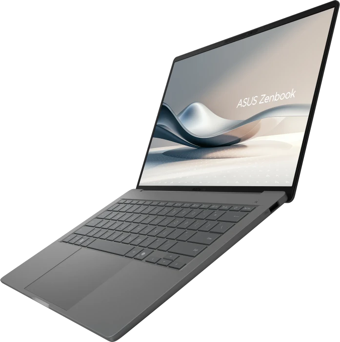 ASUS ZenBook A14 UX3407QA-QD290W, Iceland Gray, Snapdragon X - X1-26-100, 16GB RAM, 512GB SSD, DE