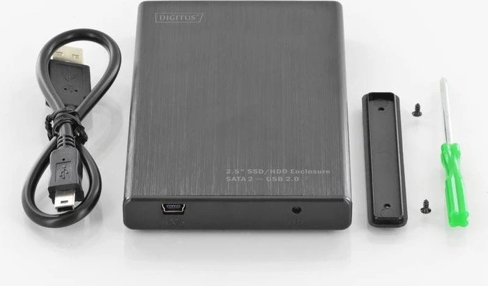Digitus externes Gehäuse, USB 2.0 Mini-B