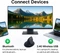 Equip Ergonomic Rechargeable Dual Mode Wireless Mouse schwarz, USB/Bluetooth Vorschaubild