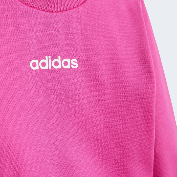 adidas Essentials Climacool Kids Trainingsanzug semi lucid fuchsia/white (Junior)