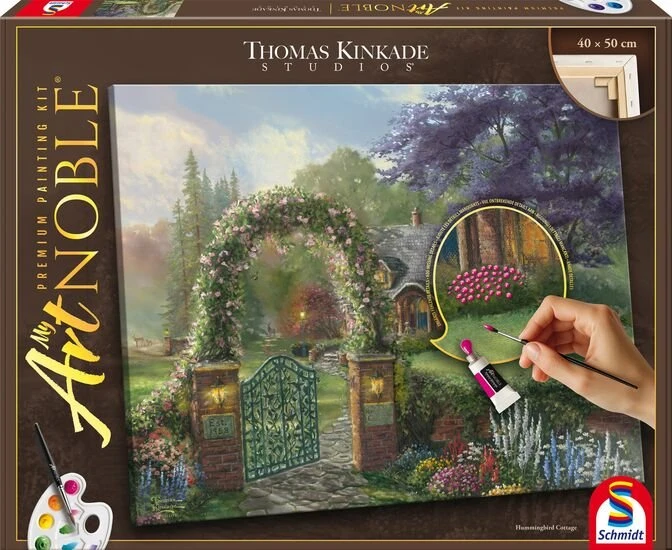 Schmidt Spiele My ArtNOBLE Thomas Kinkade Humminbird Cottage