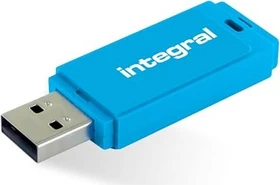 Integral Neon 128GB blau, USB-A, USB 2.0