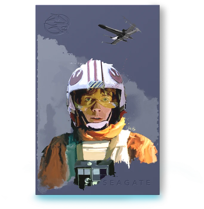 Seagate FireCuda Gaming HDD - Luke Skywalker Special Edition, 2TB, +Rescue, USB 3.0 Micro-B
