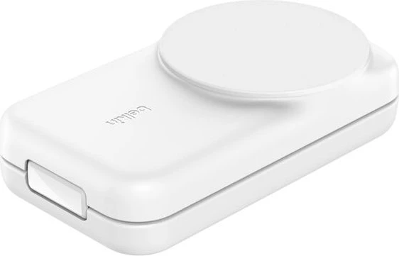 Belkin UltraCharge faltbare magnetische 3-in-1-Ladestation mit Qi2 (25W) viereckig weiß