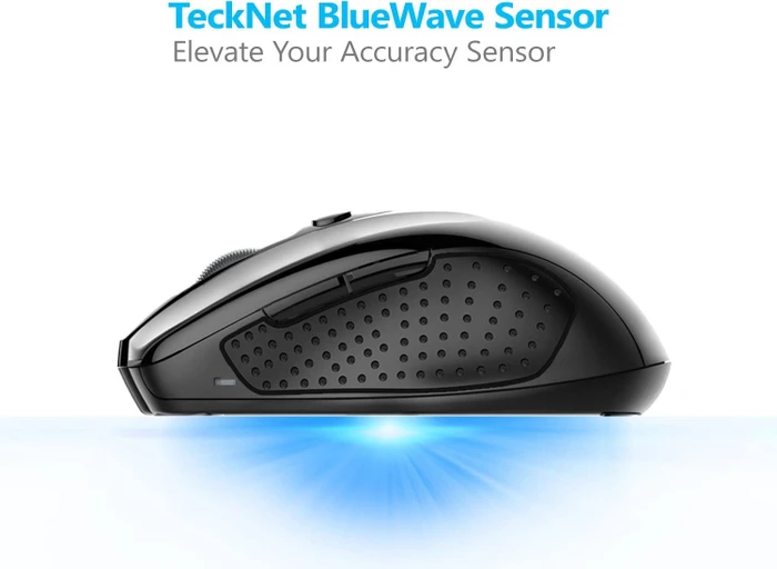 TeckNet Pro 2.4G Wireless, schwarz, USB