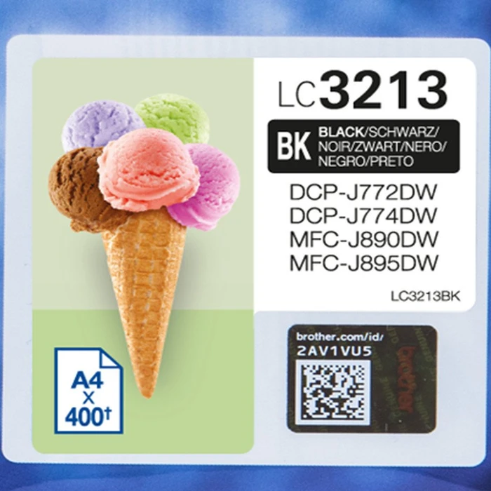 Brother Tinte LC3213BK schwarz