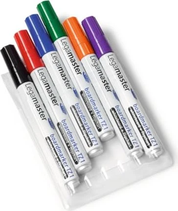 Legamaster TZ 1 Whiteboardmarker sortiert, 6er-Set
