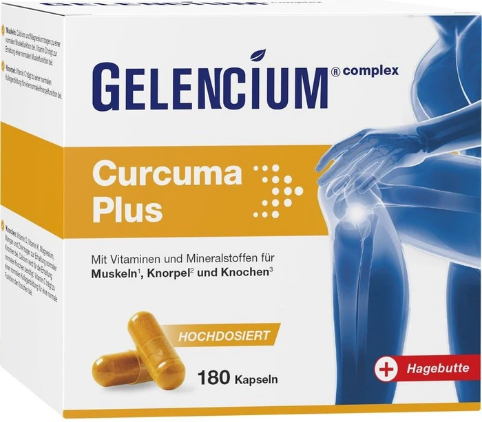 Gelencium Curcuma Plus Kapseln, 180 Stück