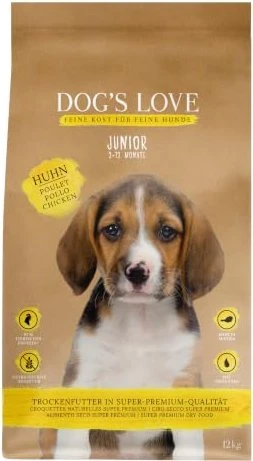 PetCo Dog's Love Junior Huhn mit Süßkartoffeln und Karotte, 12kg