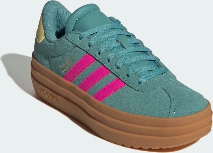 adidas VL Court Bold Lifestyle powder teal/shock pink/powder yellow (Junior)