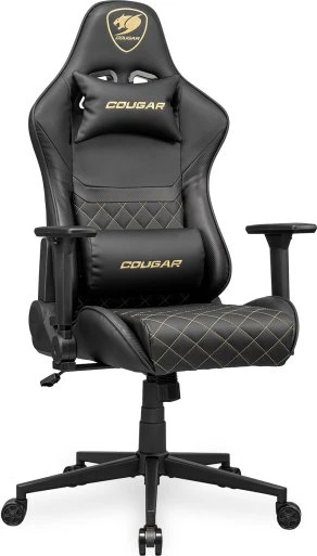 Cougar Armor One V2 Gamingstuhl, schwarz/gold