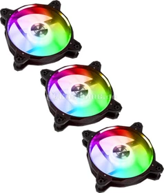Lian Li BR Digital RGB, schwarz, LED-Steuerung, 120mm, 3er-Pack