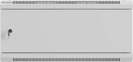 Lanberg WF01 Series 19" Wandschrank 4HE, hängend, Flatpack, Stahltür, IP20, RAL 7035, 450mm tief