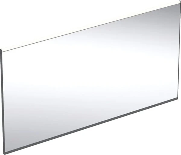 Geberit Option Plus Square Lichtspiegel 135x70x3.5cm, schwarz matt/Aluminium eloxiert